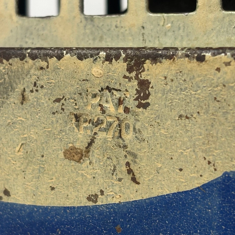 Antigo navio de guerra Dayton Hill escalador brinquedo barco a vapor aço prensado Pat 1909 - Imagem 4 de 4