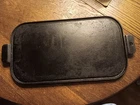 Unmarker Wagner Cast Iron  17"  Rectangle GRIDDLE