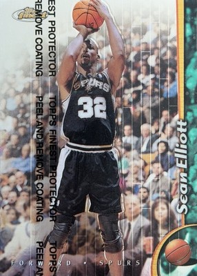 1998-99 Topps Finest SEAN ELLIOTT San Antonio Spurs