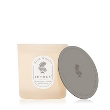 Thymes Noir Woods Scented Candles for Home Decor   Notes of 13 oz, Cream