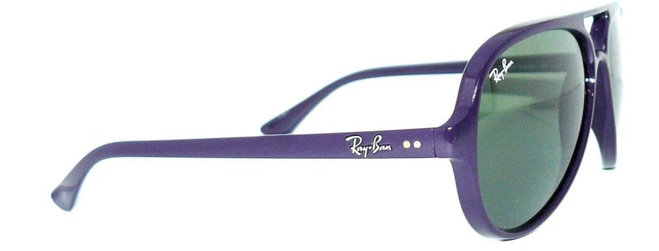Ray Ban SONNENBRILLE GRÜN LILA RB 4125 737 CATS 4376 PILOT BRILLE 4162 ETUI 3025 - Bild 2 von 4
