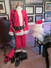 Rubies Santa Claus Costume Size XL Rental Quality Christmas Accessories Included