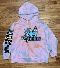 Flatbush Zombies FBZ Orange Sunshine Pullover Hoodie Pink  Glorious Dead Sz Med