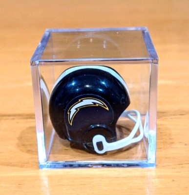 OPI NFL S.D. / L.A. CHARGERS VTG NFL Mini Gumball Football Helmet & Display Box!