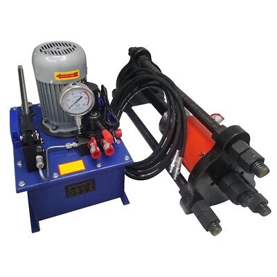 70T Excavator Press Sleeve Press Chain Machine w/Manual Electric Integrated Pump