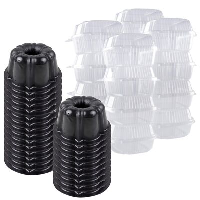 O Creme Bakeable Plastic Mini Cake Pan with Container - Baking Pan With Non-S...