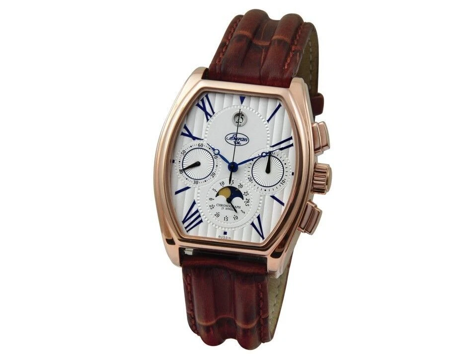 BURAN V.M. MECHANICAL CHRONOGRAPH MOON PHASE 31679 2869538 S 31679