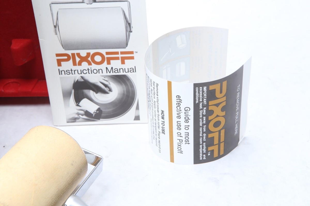Vintage Pixoff Record Cleaning System Roller Vinyl Album I23 | eBay