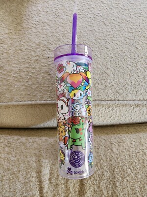 Tokidoki Coffee Bean & Tea Leaf 16oz Tall Patterned Cold Stylish Cup