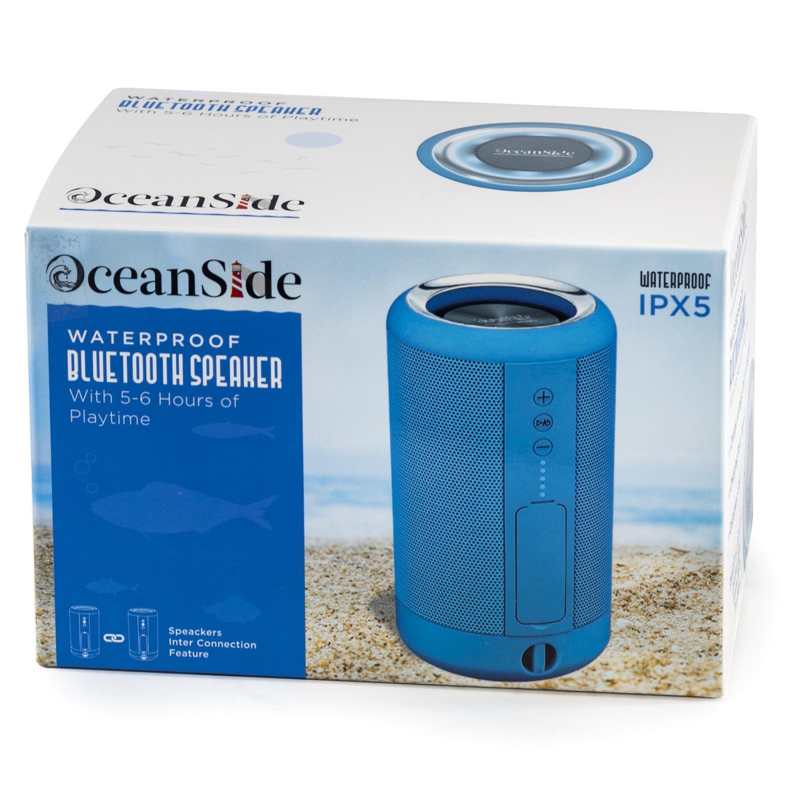 OceanSide Portable Waterproof Speaker with Wireless Connectivity-image