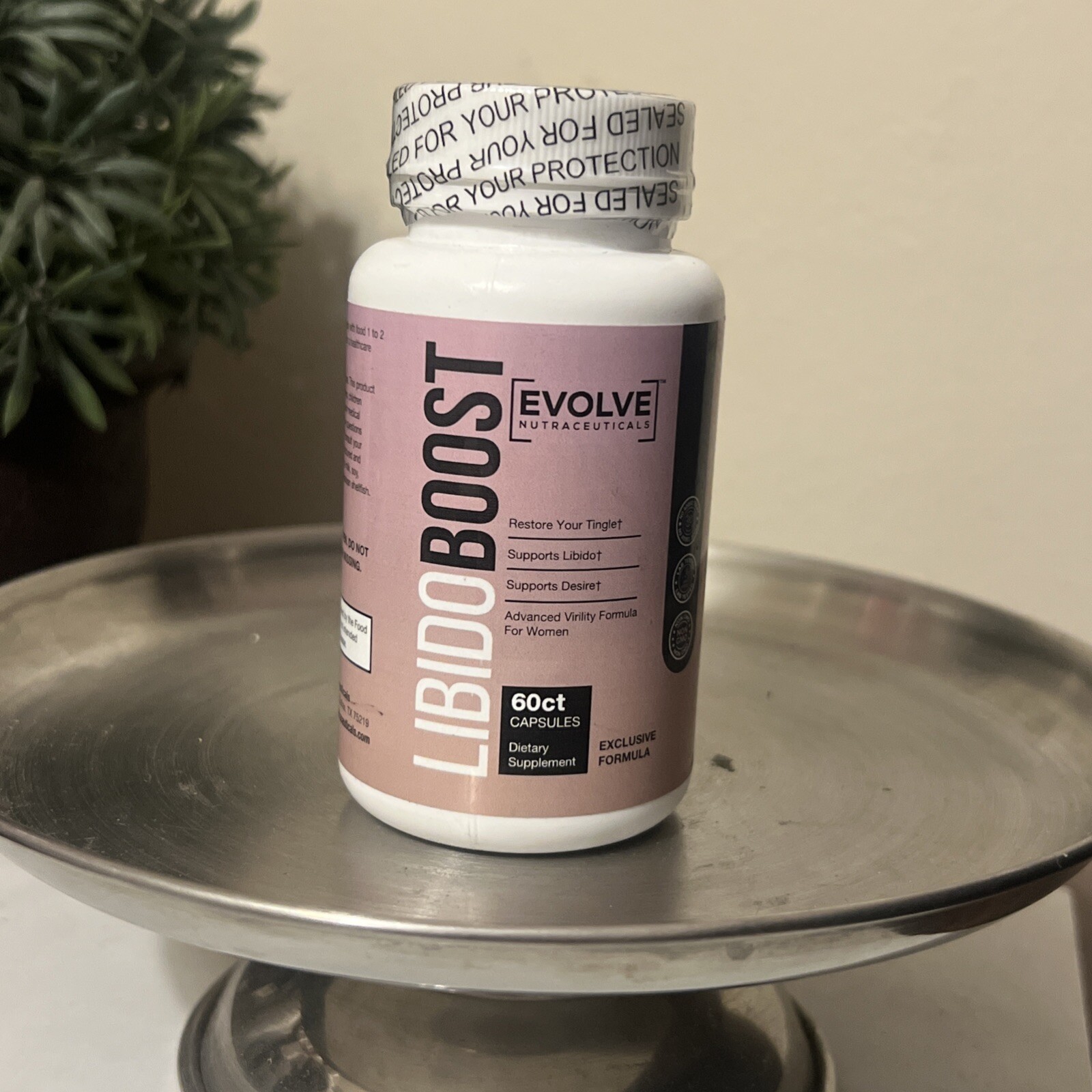 Evolve Nutraceuticals LibidoBoost for Women 60 caps **NEW SEALED** Exp 6/25