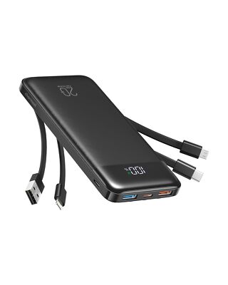 Charmast Power Bank 20000mAh, 20W Fast Charging Portable Charger with Built-i...