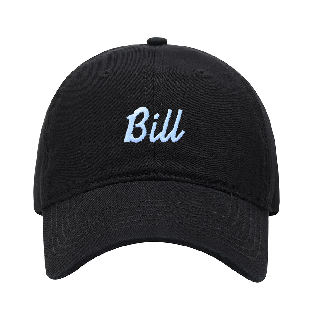 Baseball Cap Men Name Bill Gift Embroidered Washed Cotton Dad Hat Baseball Caps