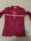 Vintage LL Bean Blazer Women's 10R Maroon Wool Cashmere Long Line Work Career — photo 9