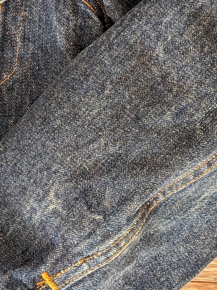 VTG Levis Medium Wash Blanket Lined Troy Mills Denim Made VTG Levis Medium Wash Blanket Lined Troy Mills Denim Made