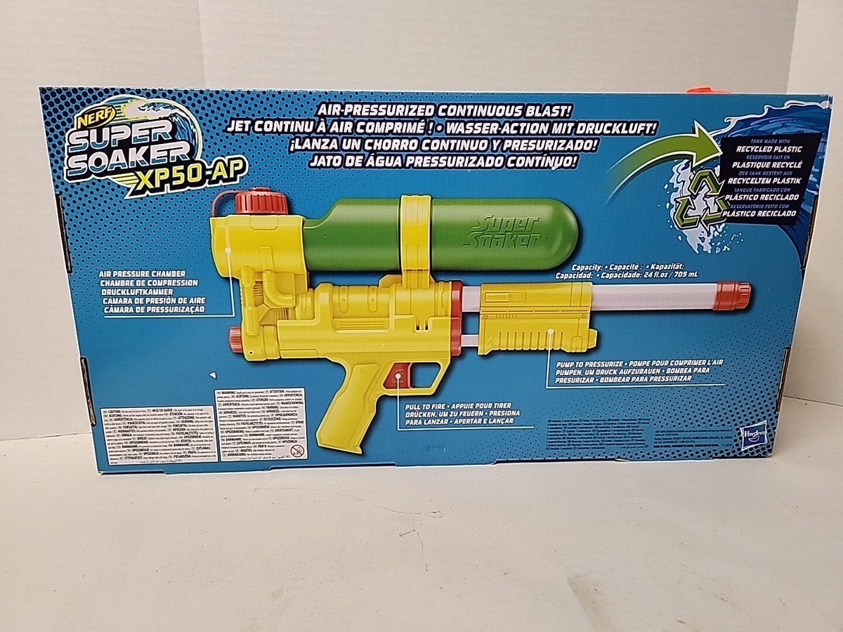 Nerf Super Soaker XP50-AP Water Squirt Gun 2021 Hasbro for sale