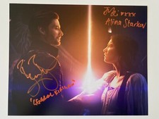 BEN BARNES & JESSIE MEI LI In Person Signed Autograph 20x25cm SHADOW & BONE