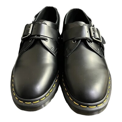 Dr Martens DOC HENREE POLISHED SMOOTH LEATHER BUCKLE SHOES  display picture 1
