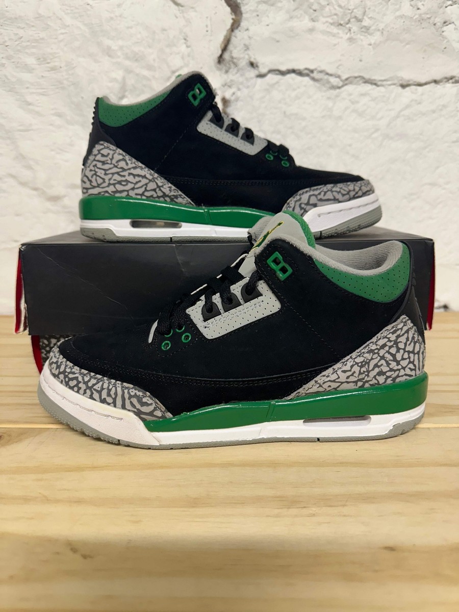 Air Jordan 3 'Pine Green' GS Size 6Y Pre-owned Sneakers 398614-030
