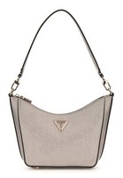 Guess Eco Gloriana Top Zip Shoulder Bag Schultertasche Tasche Pewter Grau Neu
