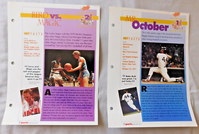 Greatest Moments - Sports Heroes Sheet : Pick one