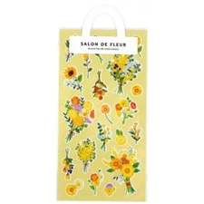 Mind Wave Salon De Fleur Flowers Stickers / Yellow