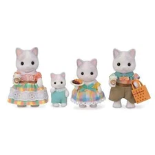 Sylvanian Families Calico Critters Latte Cat Family