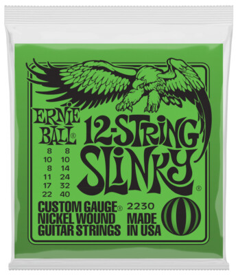 Ernie Ball 2230 12-string Slinky - custom (008-040) - Saiten 12-string E-Gitarre