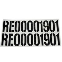 FüR Royal Enfield RE00001901 Logo Benzin Tank AufhäNgung Aufkleber Set Aes