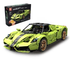 Mould King 13074 Lime Green Enzo RC Luxury Super Car Building Blocks 2798pcs MOC