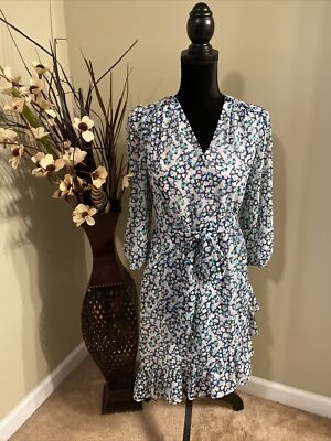 NWT KARL LAGERFELD Blue long Sleeveless Dress Size 6