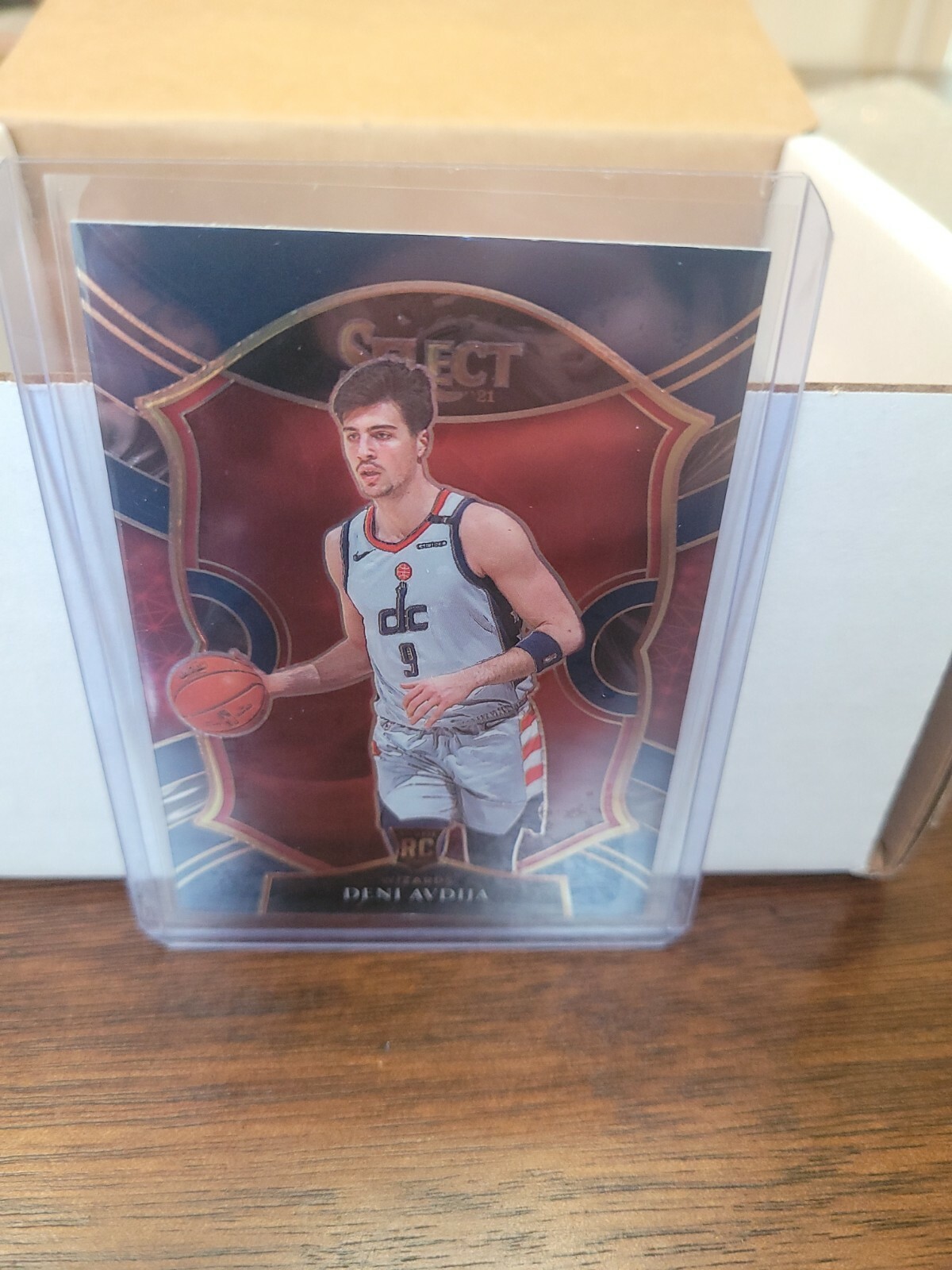 DENI AVDIJA ROOKIE PRIZM 2020-21 PANINI SELECT CONCOURSE BLUE PRIZM WIZARDS #69