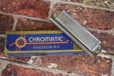 VTG Bandmaster Deluxe Chromatic Harmonica All Sharps Flats Germany 3 Octaves