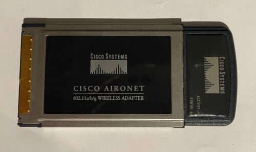 Cisco Aironet 802.11 a/b/g Wireless Adapter AIR-CB21AG-A-K9 TESTED WORKING - Picture 1 of 2