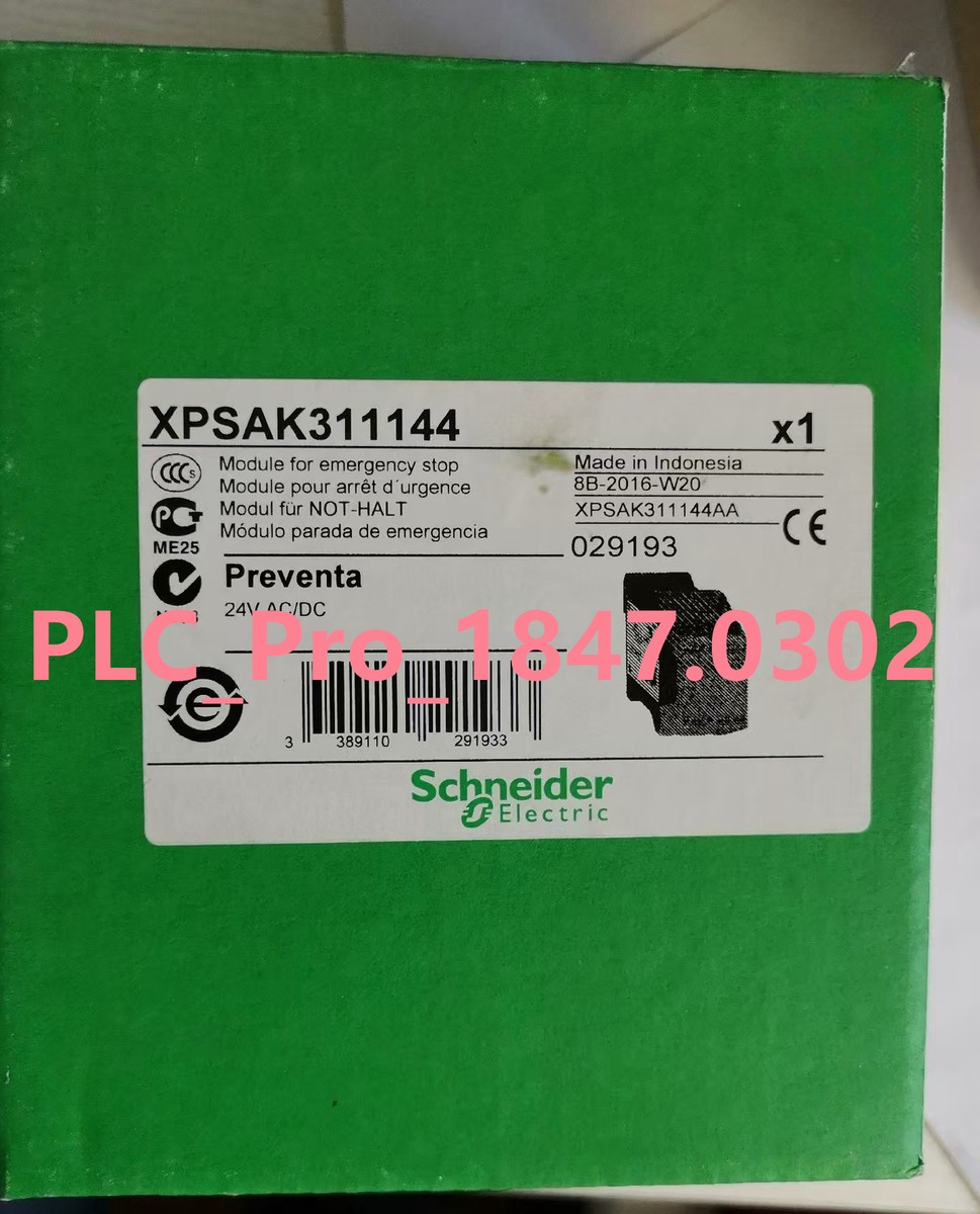 Module De Sécurité Schneider Preventa XPSAK311144 - Pour Arrêt D'urgence 24V AC/DC - Occasion Testé