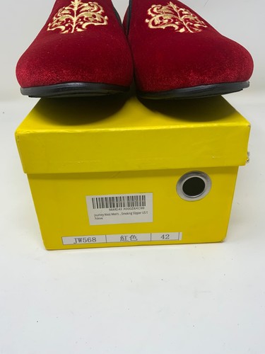 Journey West Red Loafers/Slippers Men's Size 42 New - Picture 2 of 8