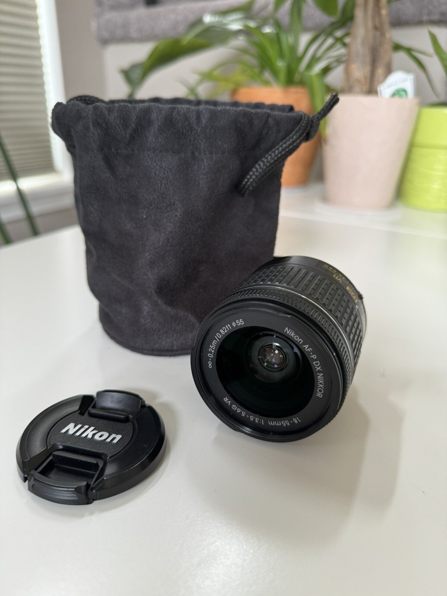 Nikon Af-p DX Nikkor 18-55mm F/3.5-5.6g VR Zoom Len | eBay