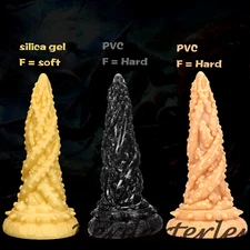 3 Huge Dildos Female Masturbation Anal Dilation Fisting Big Ass Stuffed Sex Toys