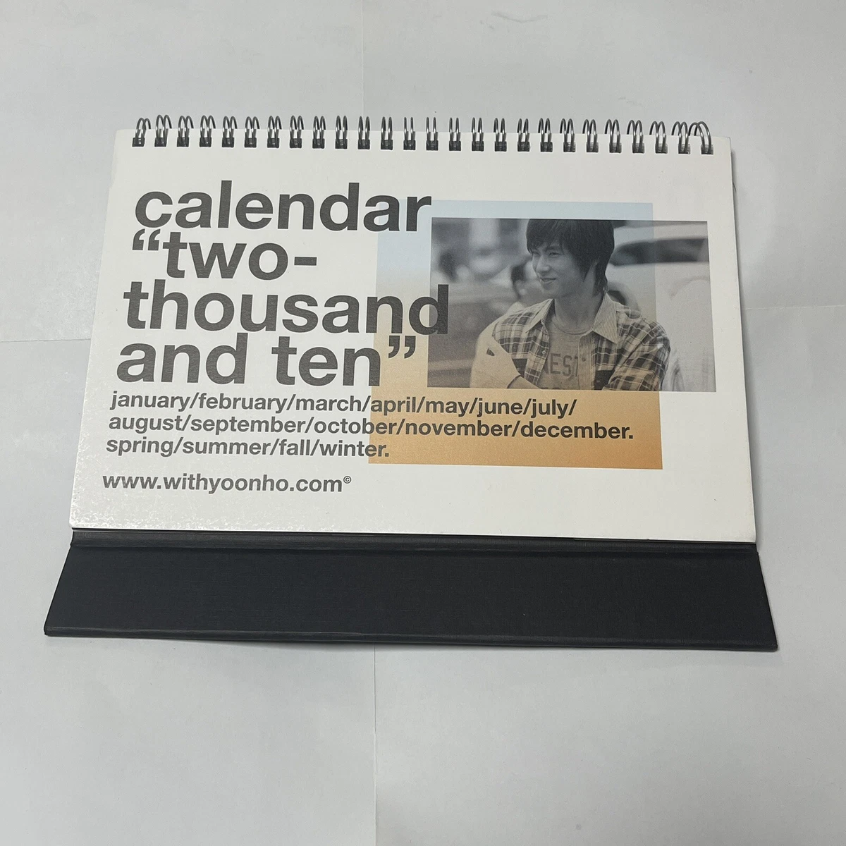 U-Know Yoonho TVXQ DBSK 2010 Calendar from WithYoonho Photobook KPOP Idol |  eBay