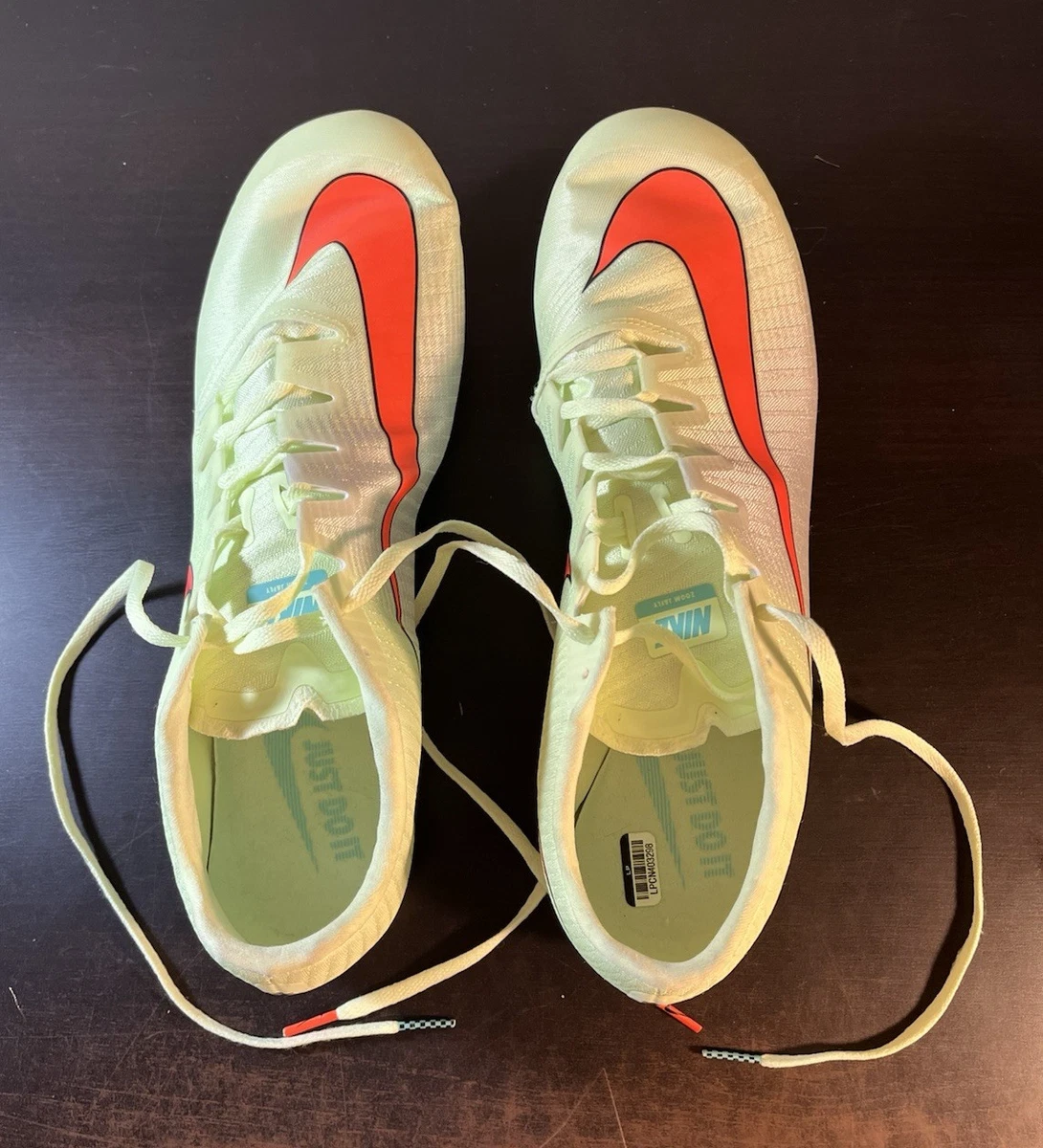 Nike Air Zoom Ja Fly 3 \'Barely Volt Hyper Orange\' Sprint‎ Spikes Mens 14 Nike Unisex Zoom Ja Fly 3 Barely Volt/Hyper Orange-Dynamic  main image 4
