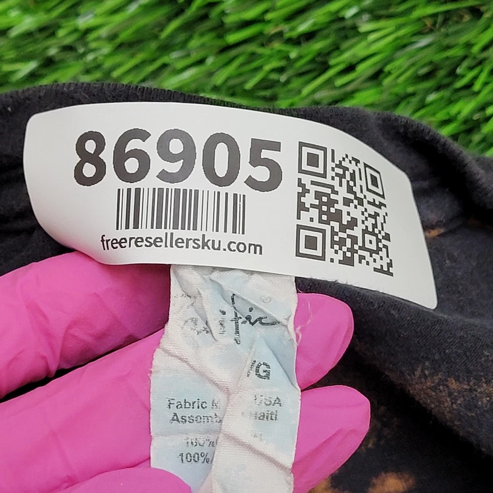 Rocky Balboa Shirt Large 21x27 Black Bleached Boxing - Image 4 of 4