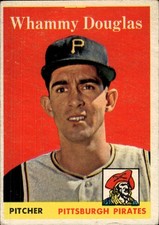 1958 Topps #306 Whammy Douglas Pittsburgh Pirates Rookie RC Very Good
