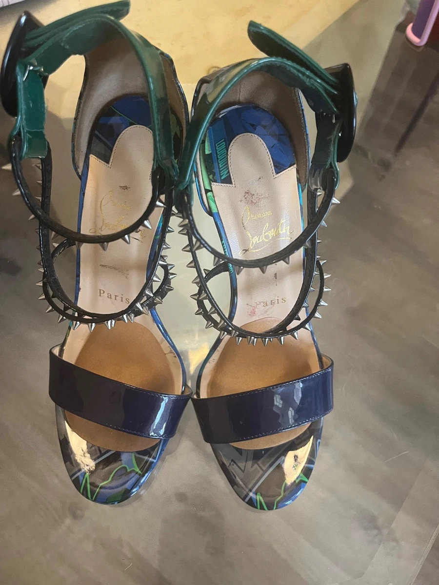 Christian Louboutin Women's Blue Spikes for sale | eBay