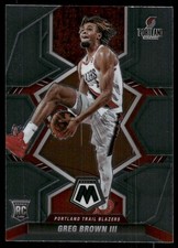 2021-22 Panini Mosaic #245 Greg Brown III