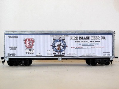 HO SCALE CUSTOM LETTERED FIRE ISLAND BEER.  THE OTHER NY. ALSO AVAIL IN O SCALE.