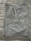 Callaway Shorts Mens Waist Size 38 Gray Plaid Casual Golf Flat Front Chino — photo 2