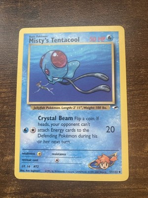 Misty's Tentacool 057/132 Gym Heroes Regular