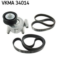 SKF Keilrippenriemensatz VKMA 34014 für VOLVO FORD V50 FOCUS MAX DM2 2 Turnier