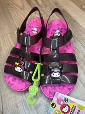 Crocs Isabella Kid's US J6 Sandals Hello Kitty  Friends My Melody and Kuromi
