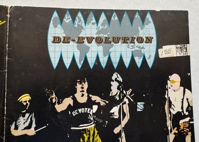 DEVO Mongoloid/Jocko Homo 7'' 45 - 1977 Booji Boy 7033-14 Blue Text